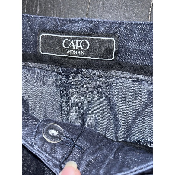 Cato Black‎ Classic Denim Shorts Women's Size 18w - Picture 5 of 9